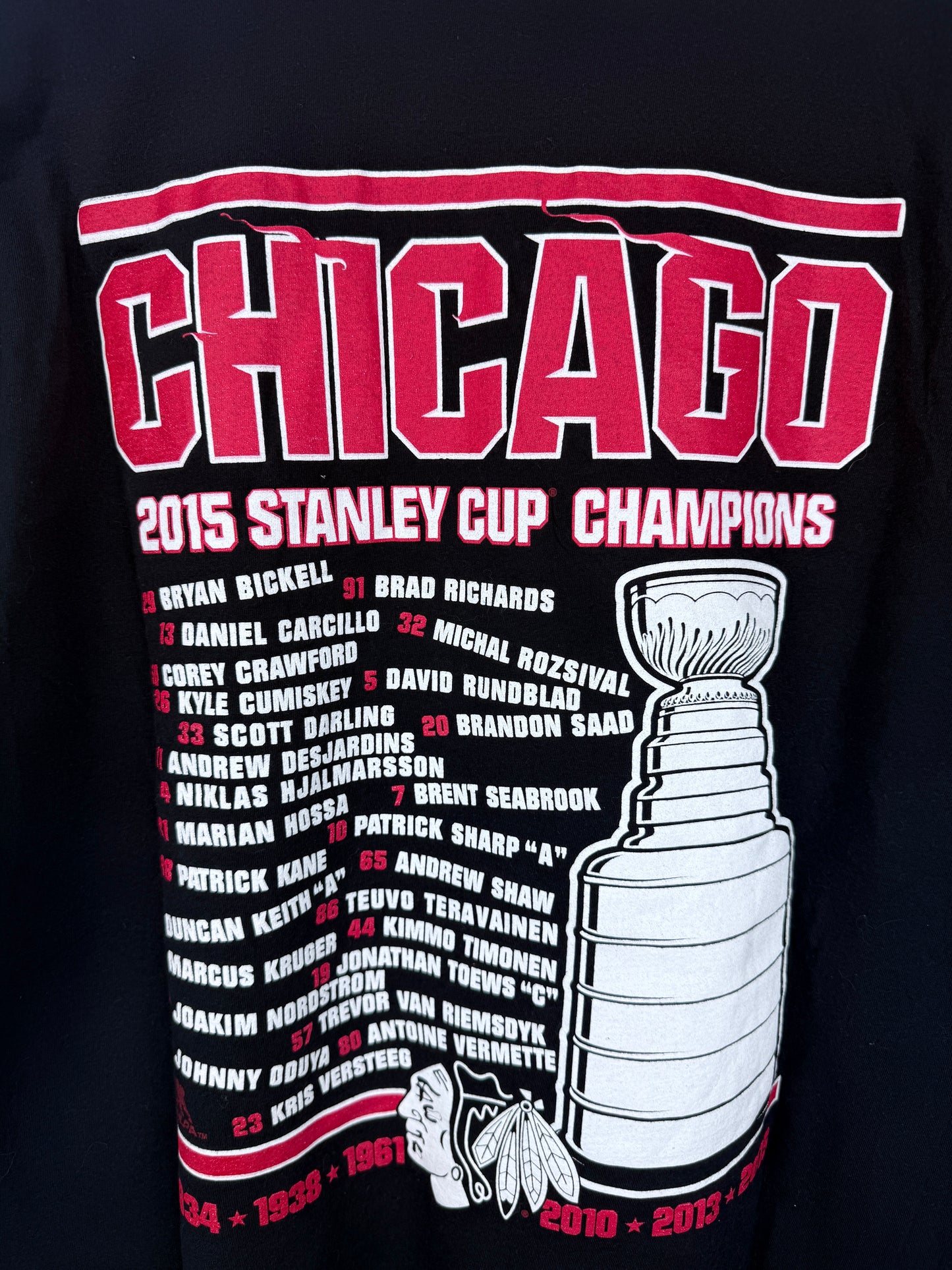 Reebok Chicago Blackhawks Stanley Cup Finals 2010 T-Shirt