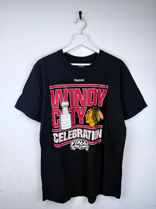 Reebok Chicago Blackhawks Stanley Cup Finals 2010 T-Shirt