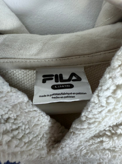 Fila Sherpa Hoodie - Teddy Fleece Hoodie